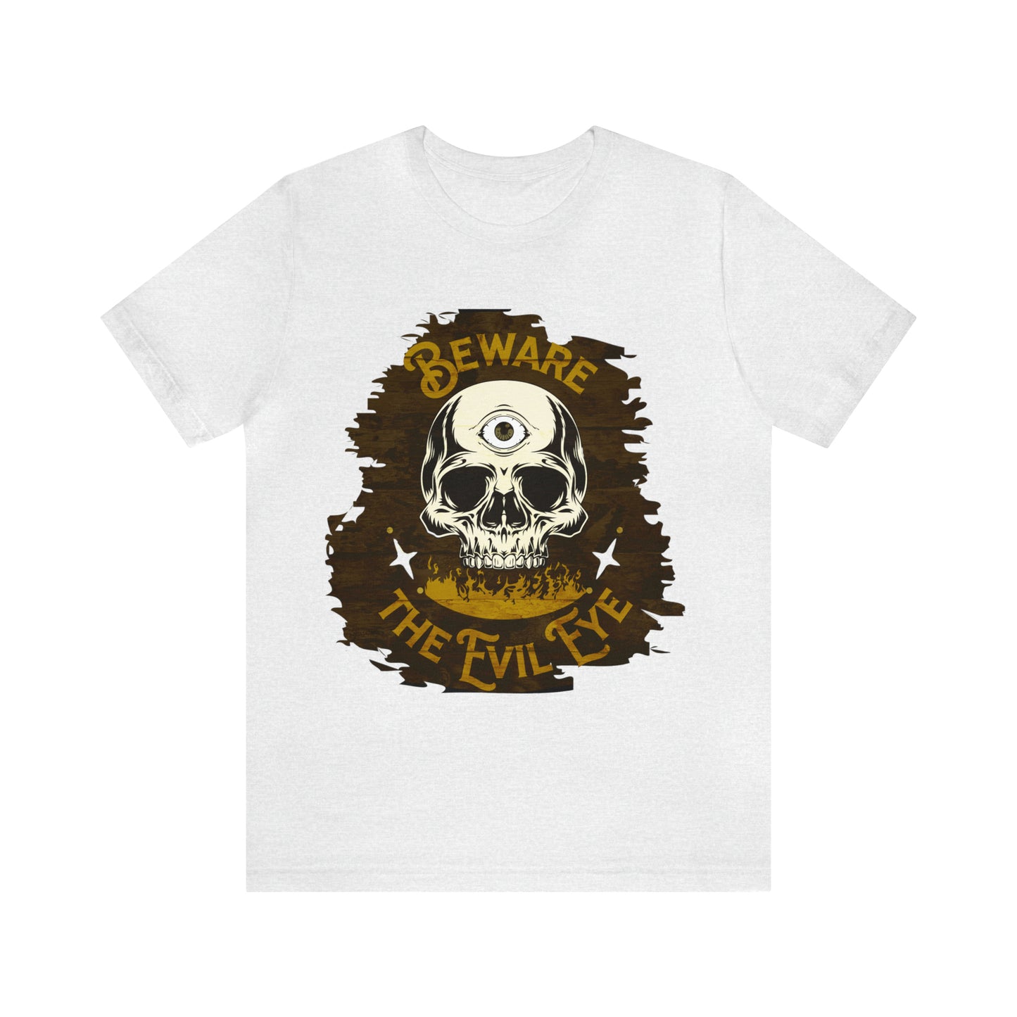 Gray Evil Eye Halloween Shirt, Halloween shirt, Skull Shirt