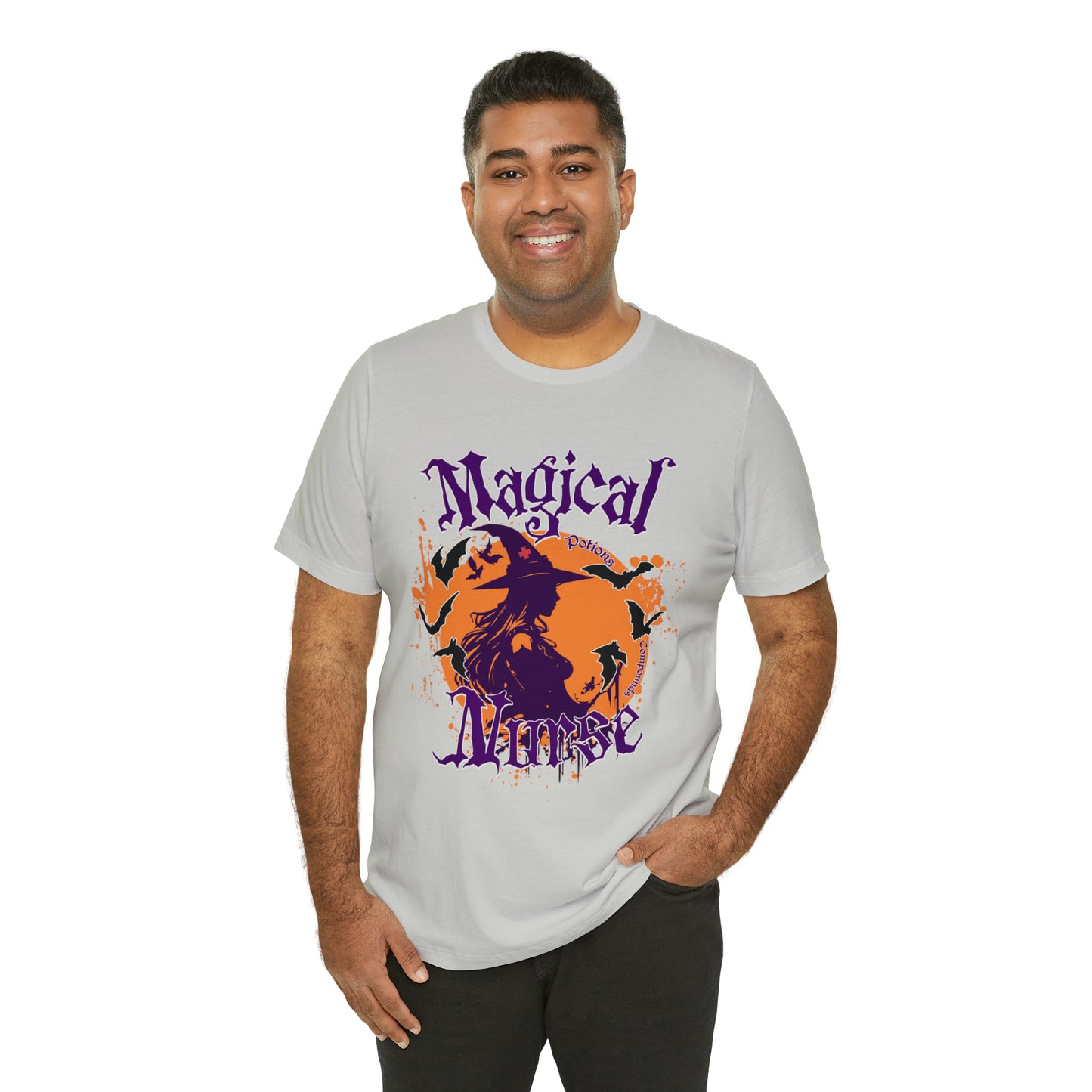 Magical Nurse Halloween short sleeved shirt