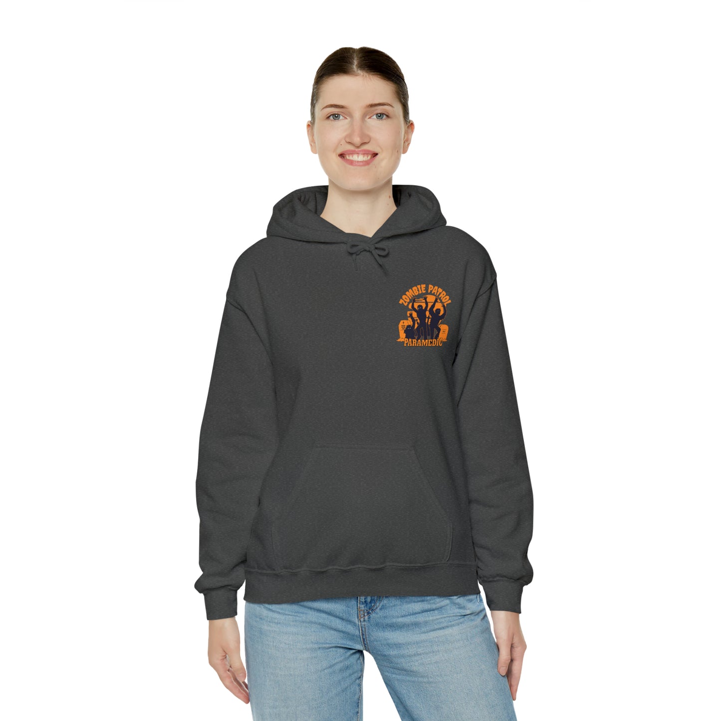 Zombie Patrol Paramedic Halloween Hooded Sweatshirt