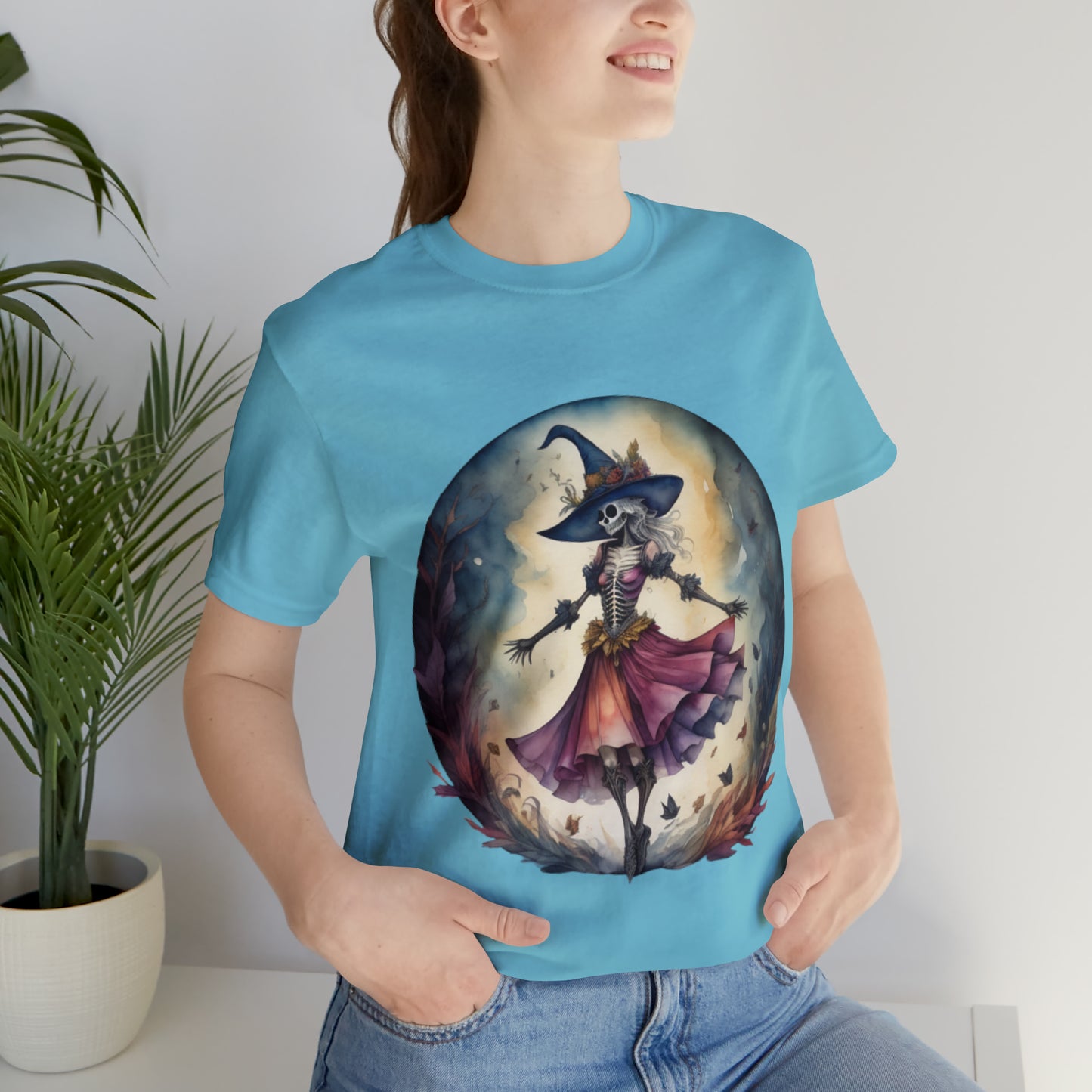 Vintage Halloween Dancing Witch Shirt, Halloween shirt, Dancer shirt, Dancing in the Moon shirt