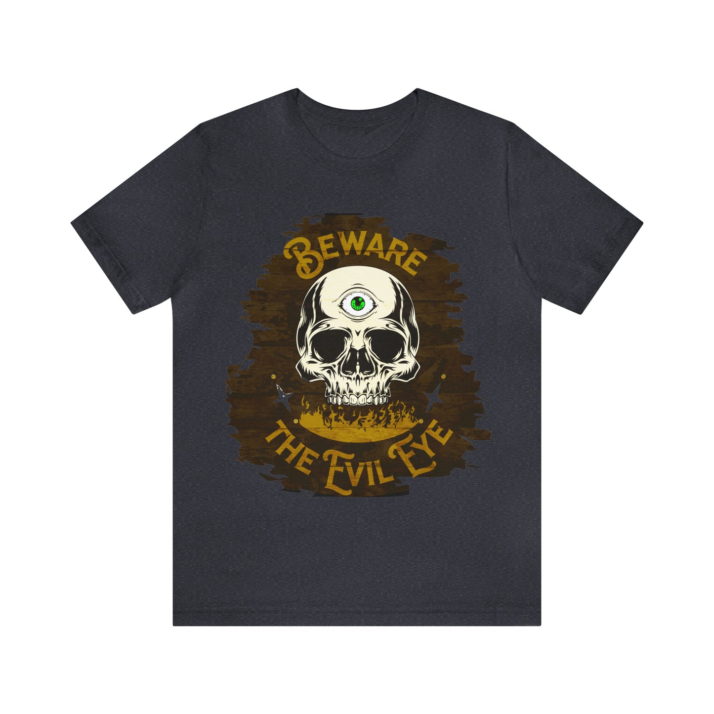 Green Evil Eye Halloween Shirt, Halloween shirt, Skull Shirt