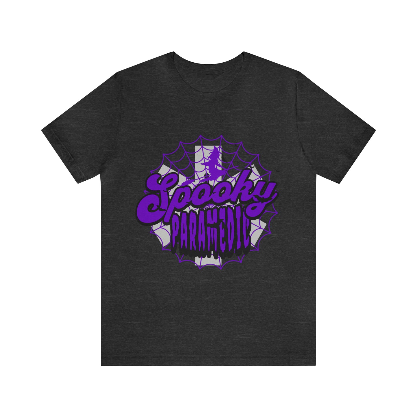 Fun Halloween Paramedic Shirt, Halloween shirt, Purple Spooky Paramedic shirt, Paramedic gift