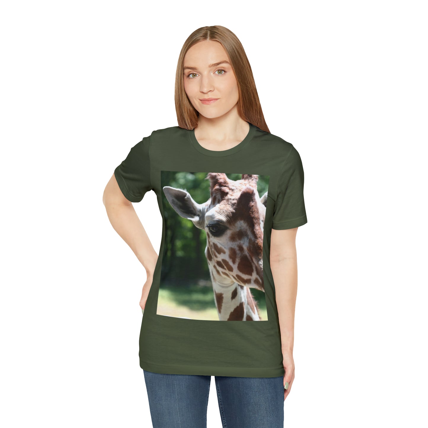Unisex Jersey Short Sleeve Tee, Giraffe