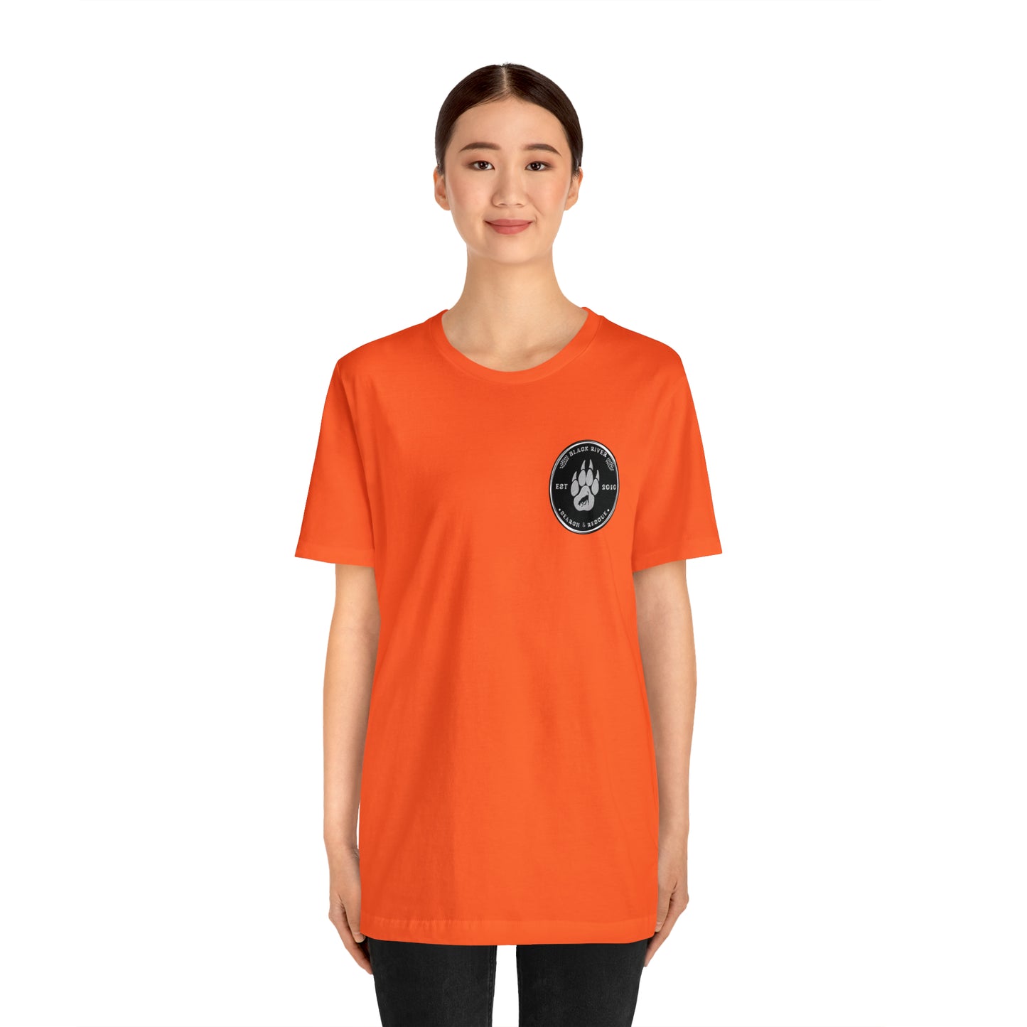 Black River logo black Short Sleeve Tee