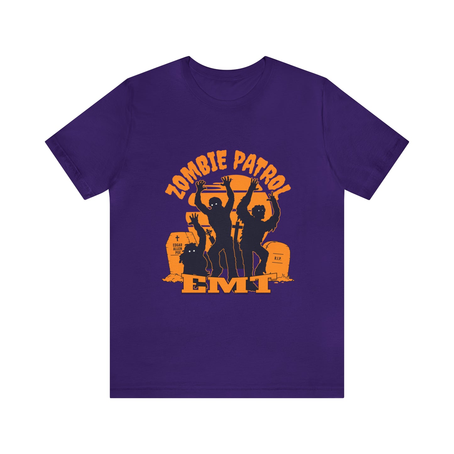 Halloween Zombie Patrol EMT Short Sleeve Tee