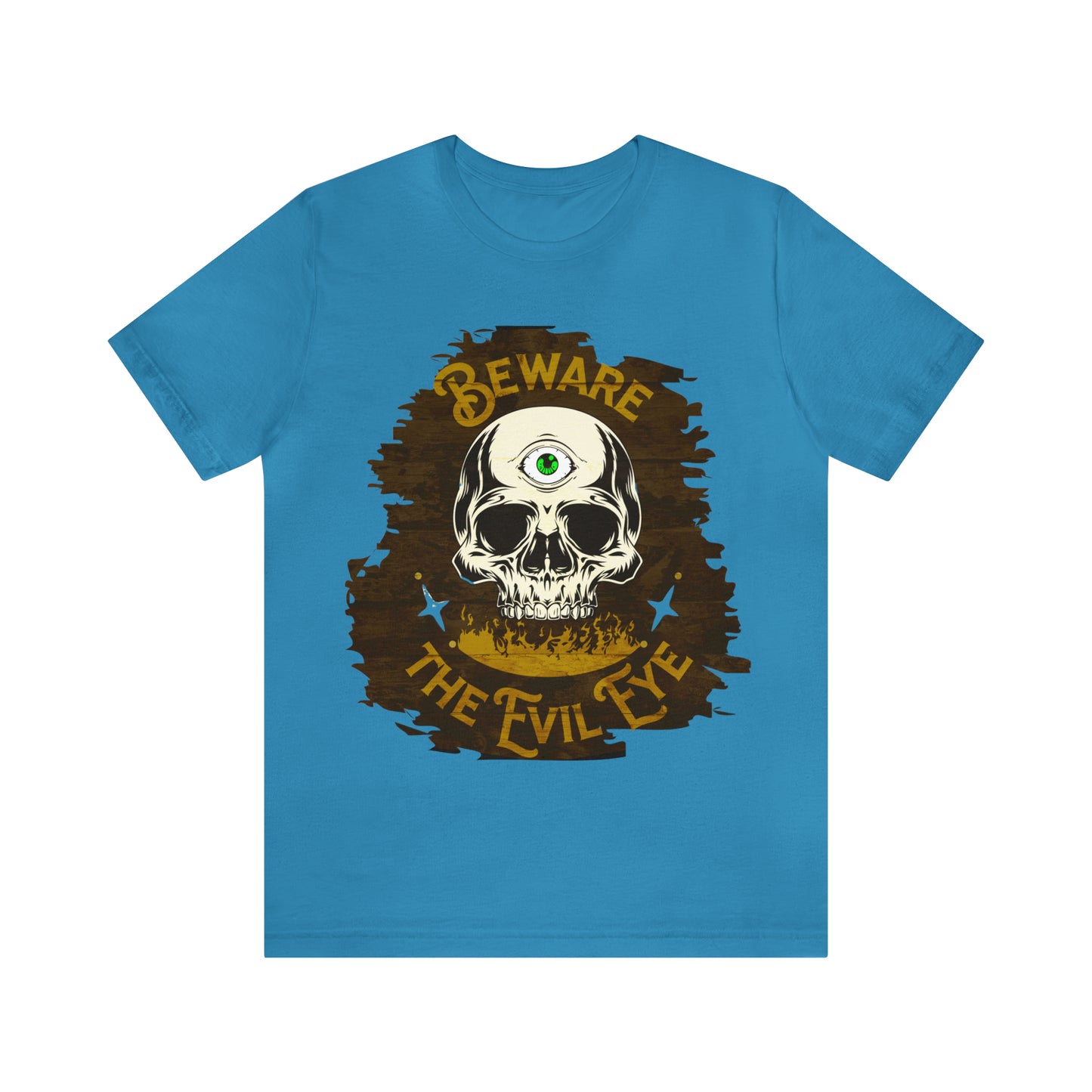 Green Evil Eye Halloween Shirt, Halloween shirt, Skull Shirt