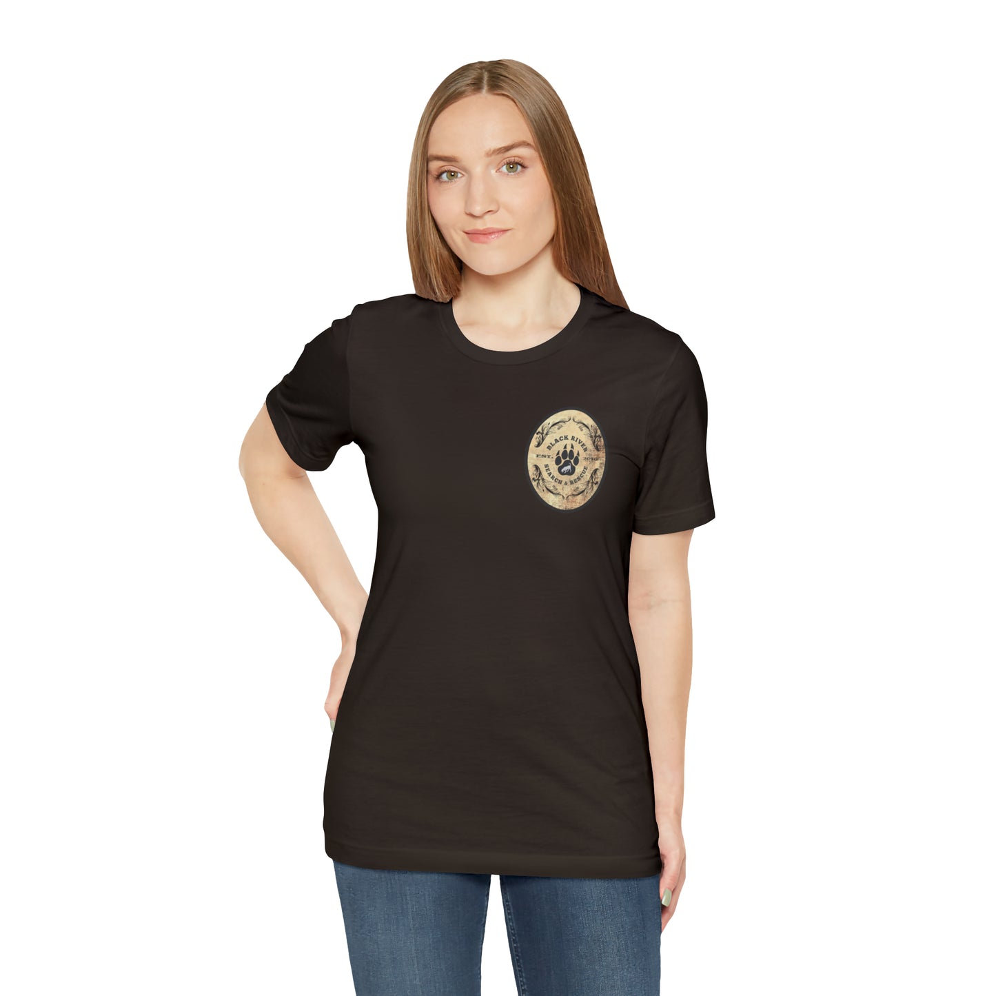 Black River Search & Rescue Logo Unisex Jersey Short Sleeve Tee