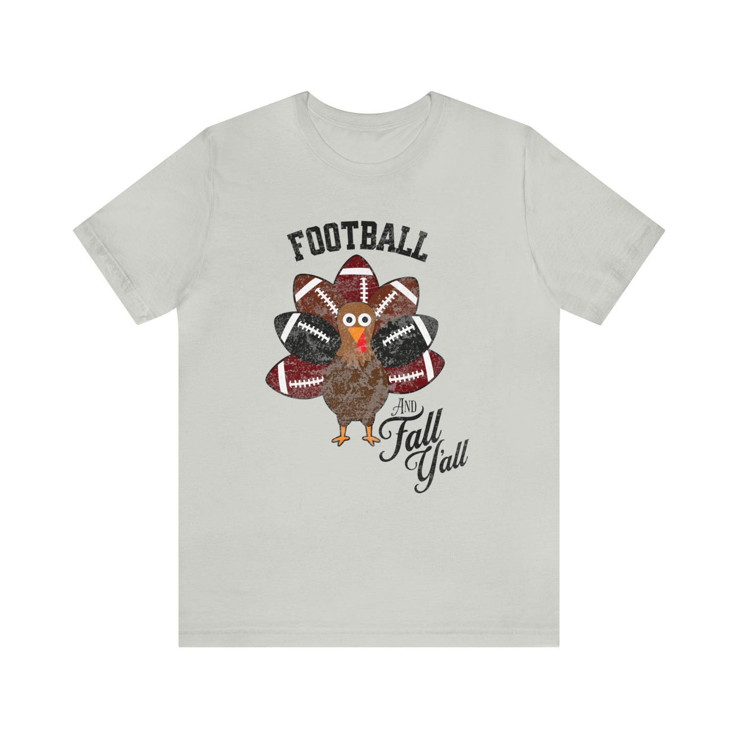 Vintage Garnet and Black Football and Fall Short Sleeve Tee, Football and turkey shirt, South Carolina