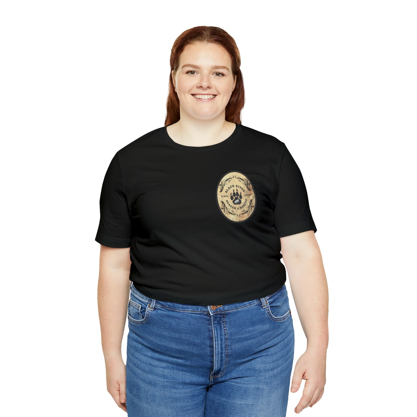 Black River Search & Rescue Logo Unisex Jersey Short Sleeve Tee