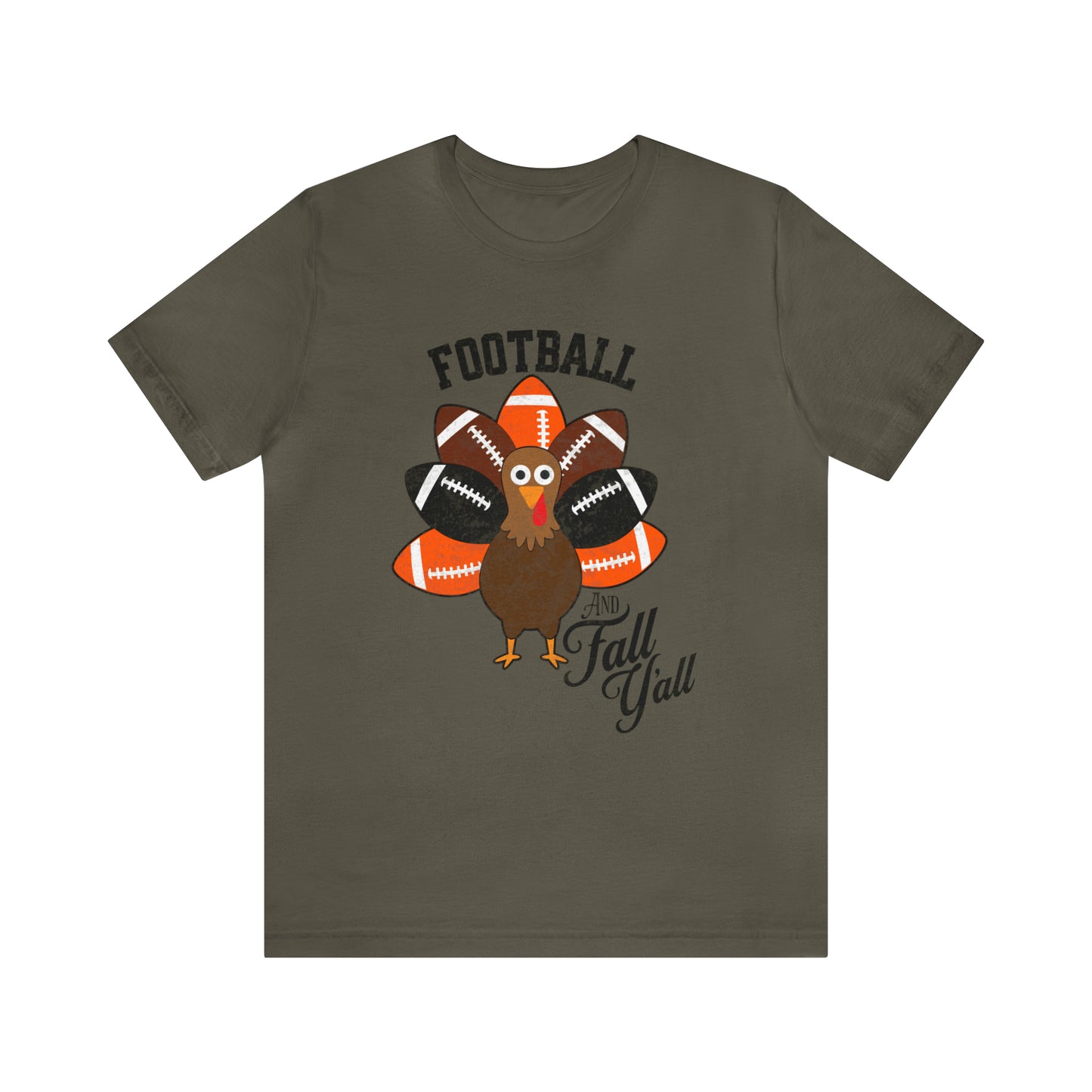 Vintage Orange and Black Football Short Sleeve Tee, Football and turkey shirt, Oklahoma State