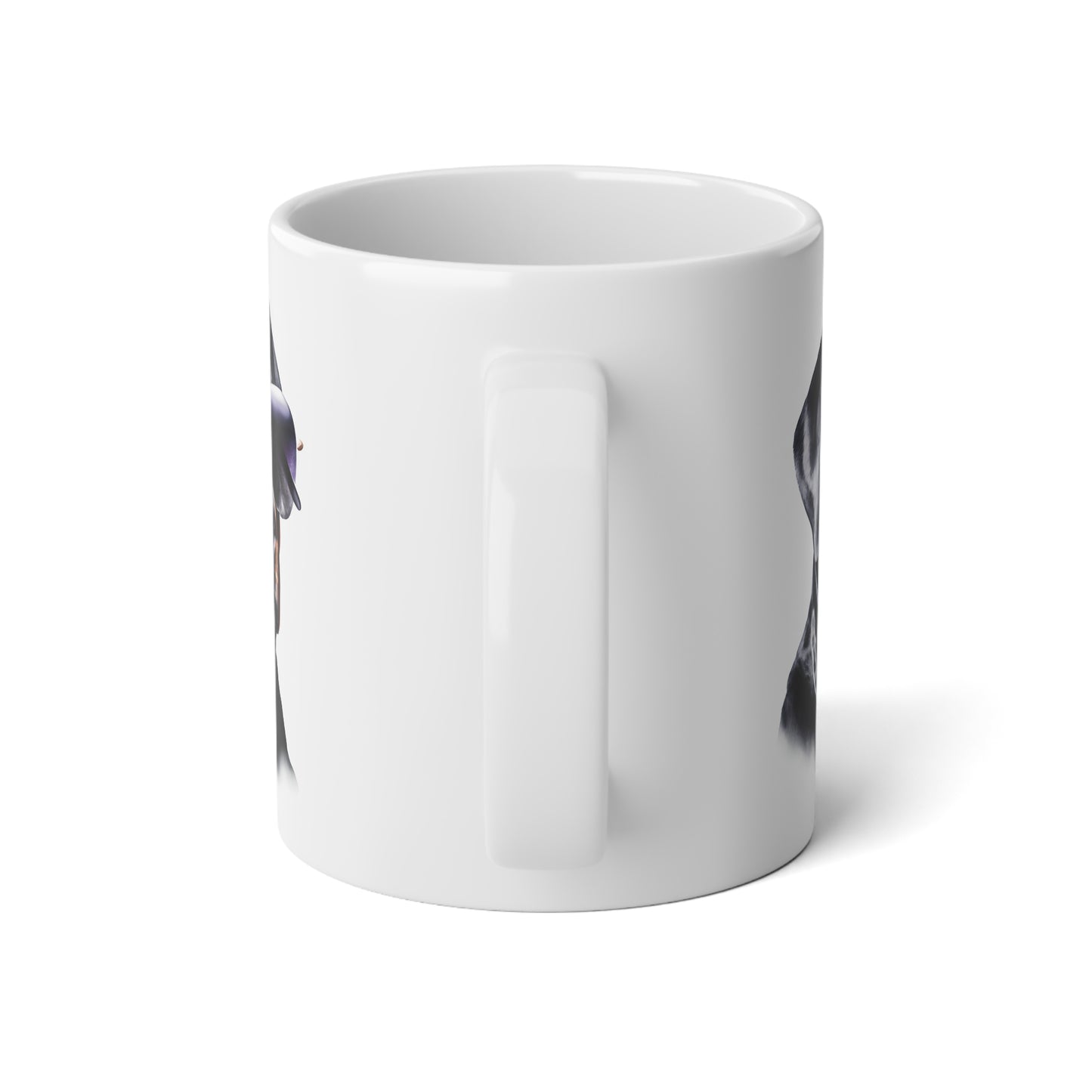 Jumbo Mug, 20oz, Rottweiler with sunglasses