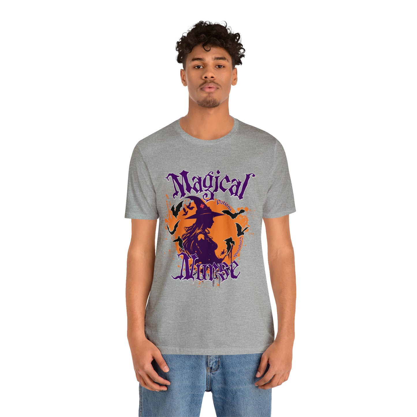 Magical Nurse Halloween short sleeved shirt