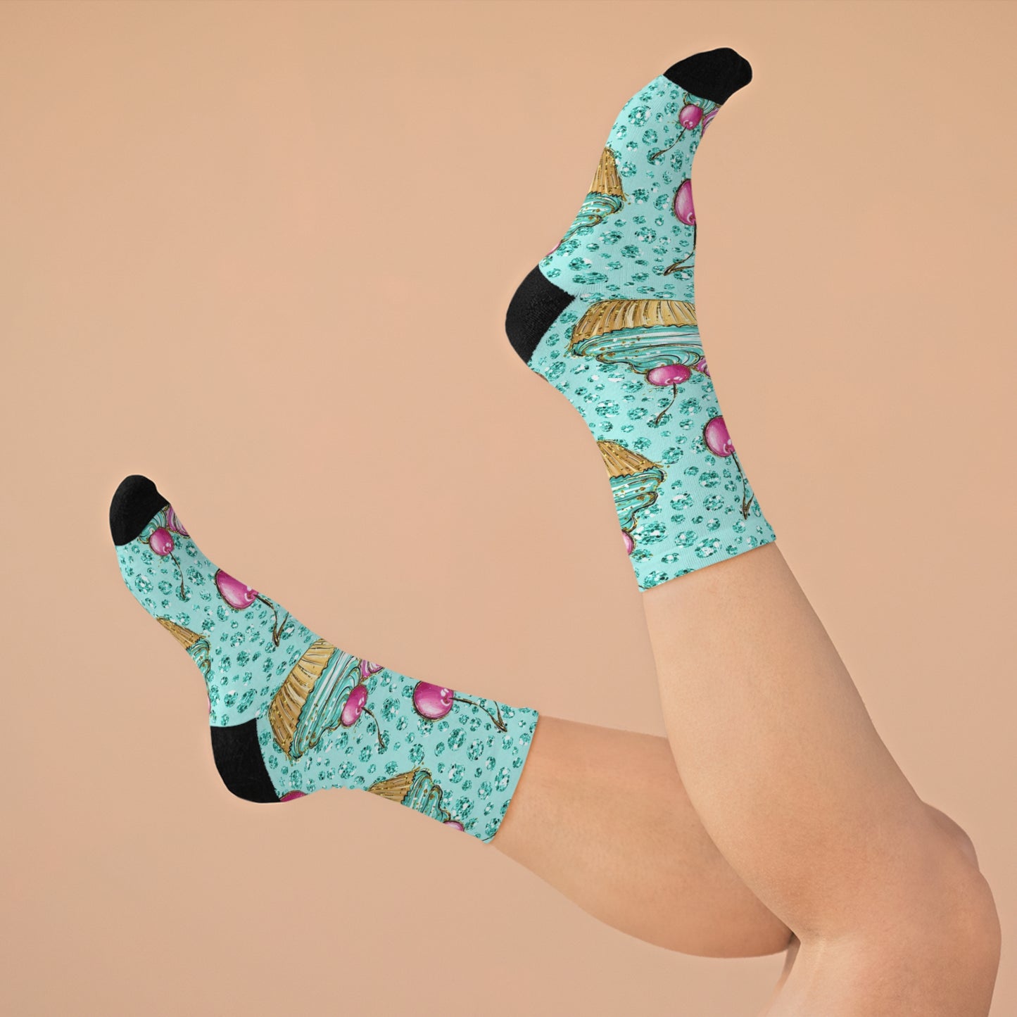 Cupcake Recycled Poly Socks