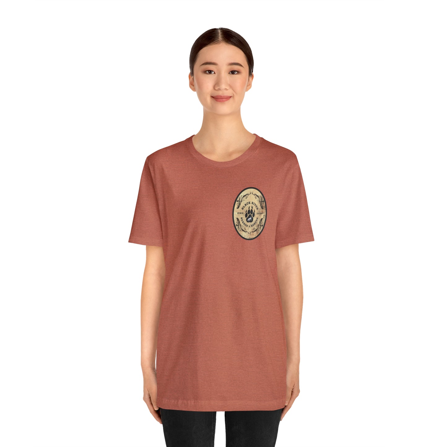 Black River Search & Rescue Logo Unisex Jersey Short Sleeve Tee