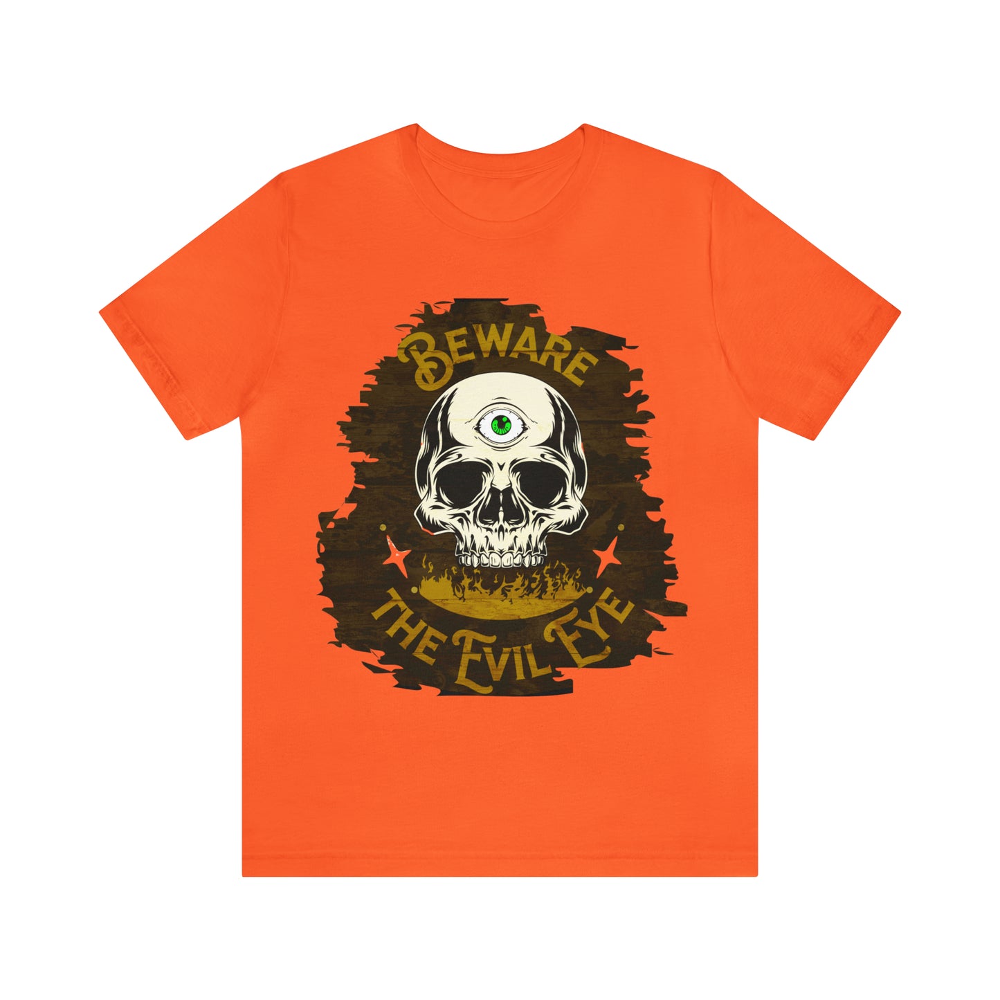 Green Evil Eye Halloween Shirt, Halloween shirt, Skull Shirt