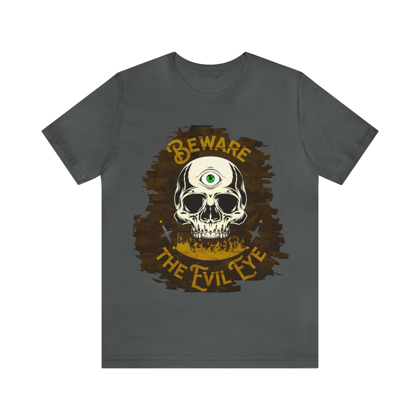 Green Evil Eye Halloween Shirt, Halloween shirt, Skull Shirt